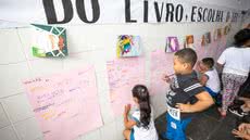 Escola de Praia Grande promove ação de incentivo à leitura - Imagem: reprodução Prefeitura de Praia Grande