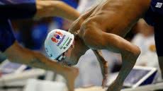 Nadador Guilherme Costa, no Mundial de Doha, no Catar - Imagem: Sátiro Sodré