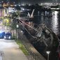 Bombas de sucção instaladas no navio Professor W. Besnard serão utilizadas em teste de reflutuação previsto para a próxima semana no Porto de Santos - Imagem: Silvio Luiz/A Tribuna Jornal