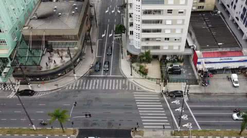 Em Santos, Avenida da Praia ganha novo acesso; entenda - Imagem: reprodução Prefeitura de Santos