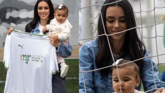 Bruna Biancardi e Mavie visitam Instituto Neymar - Imagem: Reprodução/Instagram