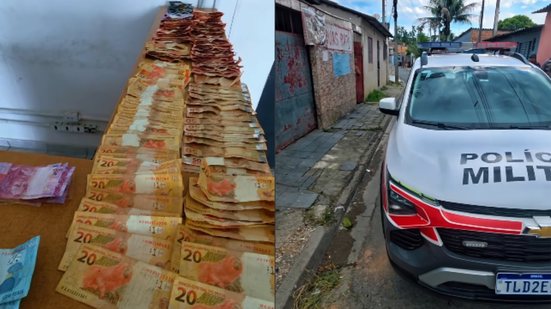 Durante patrulhamento, policiais notam movimentação suspeita e conseguem prender dois indivíduos envolvidos no tráfico de entorpecentes - Foto: Divulgação/ 14° BPMI