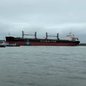 Pane em navio graneleiro paralisa travessia de balsas entre Santos e Guarujá por duas vezes - Foto: TV Santa Cecília