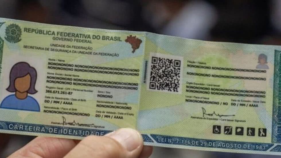 Este novo documento utiliza o CPF como número único de identificação e incorpora um código MRZ, semelhante ao utilizado em passaportes internacionais - Imagem: Reprodução/Divulgação/Redes Sociais