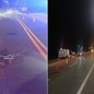 Equipes de resgate e da Polícia Militar Rodoviária atenderam a ocorrência na Rodovia Rio-Santos, em Bertioga, onde um ciclista morreu após ser atropelado no acostamento - Imagem: Reprodução/CCI Artesp
