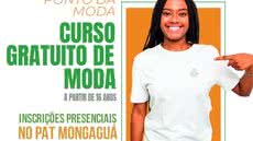 Mongaguá abre vagas para curso gratuito de moda; saiba como se inscrever - Imagem: reprodução Prefeitura de Mongaguá