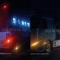 Colisão entre ônibus e carreta-cegonha - Imagem: Reprodução/ CCI/ Artesp