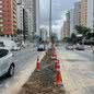 Avenida Presidente Wilson terá obras de drenagem que podem causar transtornos no tráfego por dois meses a partir de 3 de fevereiro - Imagem: Reprodução/PMS