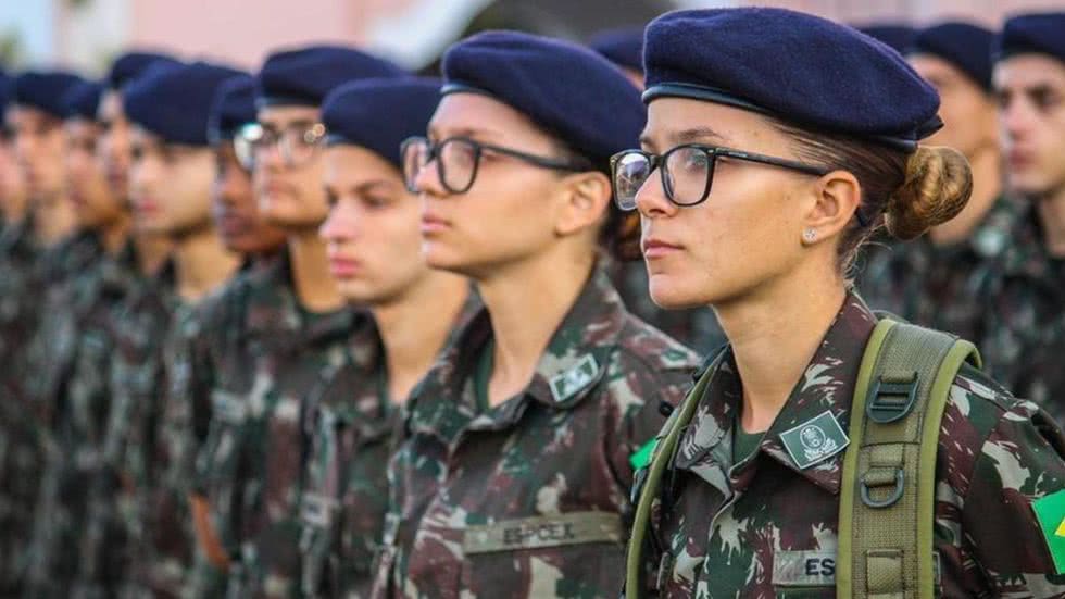 O serviço será destinado a mulheres que se voluntariarem para o recrutamento - Imagem: Dulgação/Exército