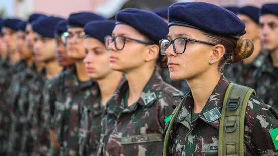 O serviço será destinado a mulheres que se voluntariarem para o recrutamento - Imagem: Dulgação/Exército