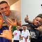 Dailson Cardoso, o Nariko, começou a cortar cabelos aos 13 anos, em São Vicente, cobrando R$ 1 por atendimento. Desde 2015, é barbeiro de Neymar e já atendeu outros nomes do futebol internacional - Imagem: Arquivo pessoal