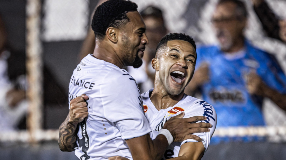 Somando gols e assistências, Wendel Silva participou de seu sexto gol pelo Santos desde que foi contratado - Imagem: Raul Baretta/ Santos FC