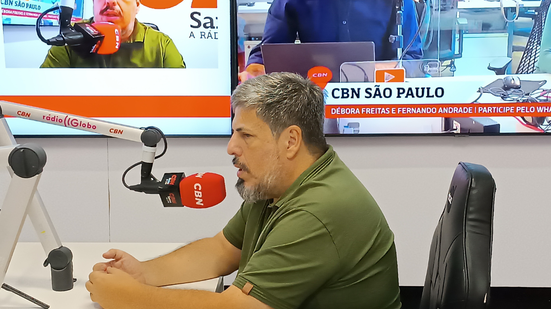 Sérgio Willians, presidente do Instituto Histórico e Geográfico de Santos - Imagem: Rádio CBN Santos