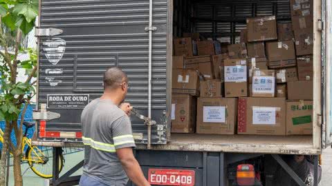 Guarujá envia 15 mil livros para as vítimas das enchentes no RS - Imagem: Reprodução/Prefeitura de Guarujá