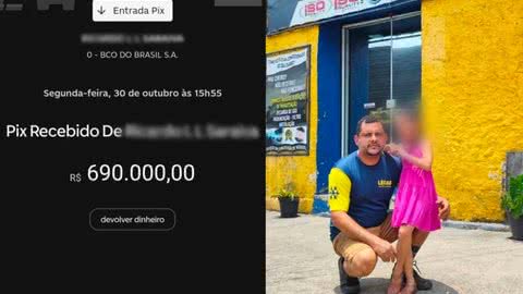 Autônomo que devolveu PIX de R$ 690 mil emociona ao revelar sonho - Imagem: Reprodução | G1