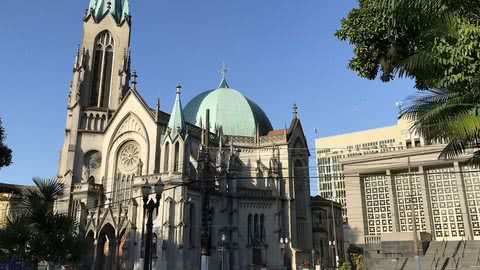 Catedral de Santos. - Imagem: Divulgação