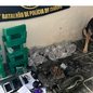 Cão farejador foi essencial para encontrar esconderijo com mais de 23 kg de maconha - Foto: Divulgação