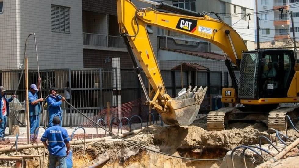 A previsão é que a interdição dure até o dia 31 de outubro - Imagem: Reprodução/Prefeitura de Praia Grande