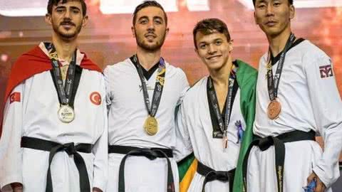 Lutador santista conquista medalha no Mundial de Taekwondo Paralímpico - Imagem: reprodução Prefeitura de Santos