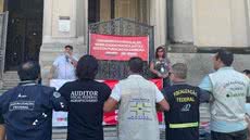 Manifestação organizada pelo Anffa Sindical - Imagem: Reprodução/ Manuel Messina/ Sinagências