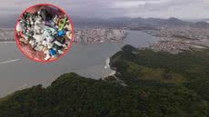 Microplásticos: estuário em Santos é um dos lugares mais contaminados do mundo - Imagem: reprodução Unifesp