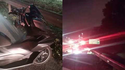 Motociclista perde a vida após acidente em rodovia, no Guarujá (SP) - Imagem: Reprodução/Artesp