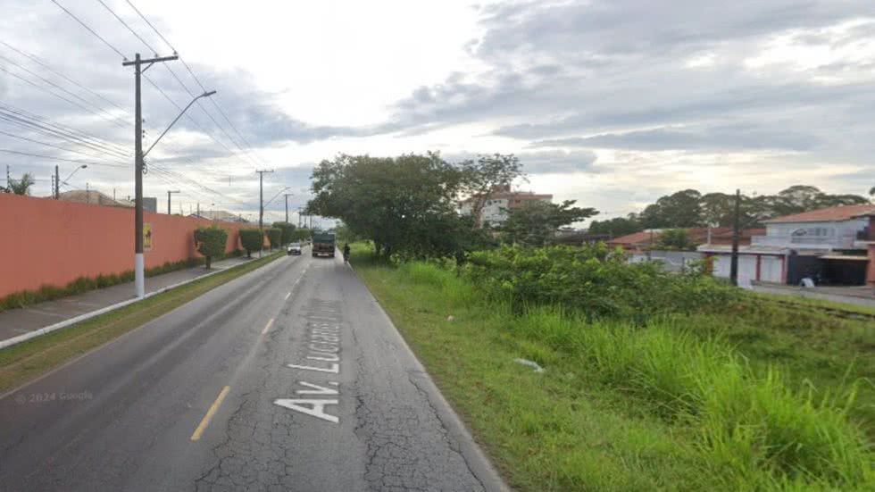 Avenida Luciano de Bona, em Itanhaém - Imagem: Reprodução/ Google Maps