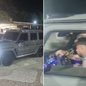 Neymar Jr. é flagrado na orla de Santos durante a madrugada de Carnaval; SUV personalizada pela Brabus chamou a atenção de fãs - Imagem: Luiz Henrique