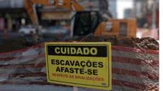 Obras do VLT em Santos causam novas interdições - Imagem: Divulgação / Prefeitura de Santos