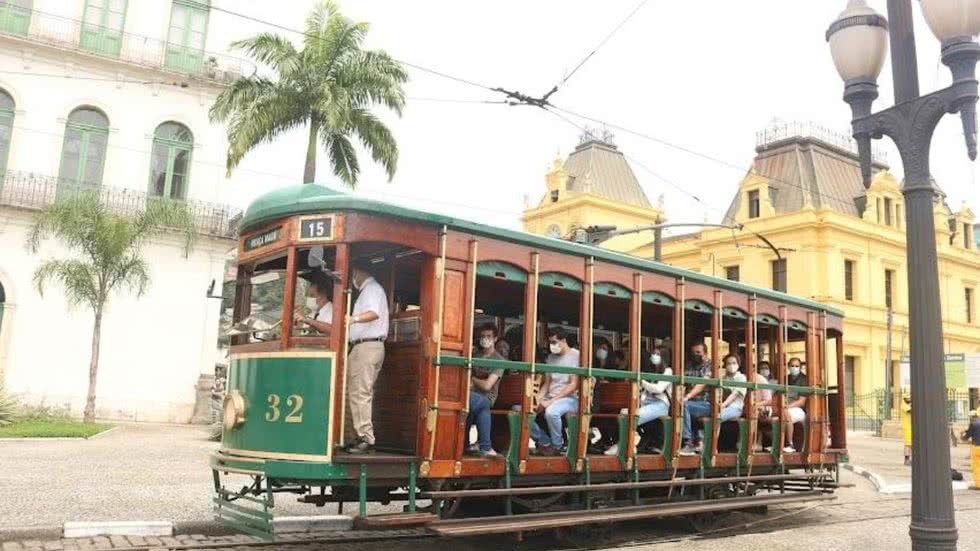 Conheça os roteiros, horários dos passeios do Bonde de Santos - Imagem: Divulgação/ Prefeitura de Santos