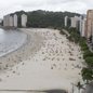 Praia do Perequê - Imagem: Reprodução/Alberto Marques/Arquivo A Tribuna Jornal