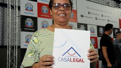 Programa Casa Legal é prolongado por mais 1 ano - Imagem: reprodução Prefeitura de Praia Grande