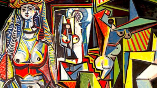 As Mulheres de Argel (1955), de Pablo Picasso - Cubismo - Imagem: Divulgação