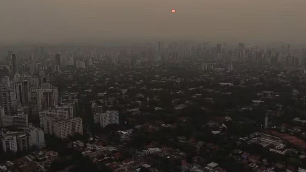 Especialista alerta para cuidados com olhos em época de incêndios e seca - Imagem: Reprodução/ g1