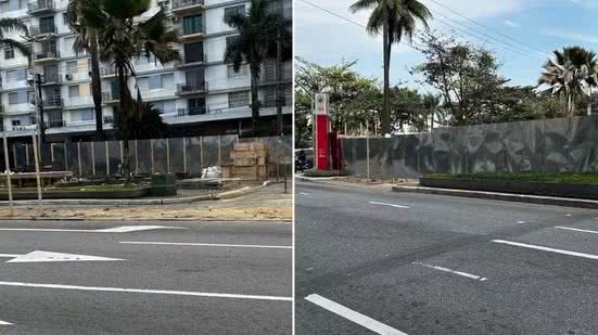 Base do Samu que pegou fogo será reformada em Santos, litoral de SP - Imagem: Reprodução/ G1 Santos