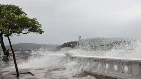 ALERTA: previsão de ressaca e rajadas de vento de 74 km/h deixa litoral em estado de atenção - Imagem: reprodução Prefeitura de Santos
