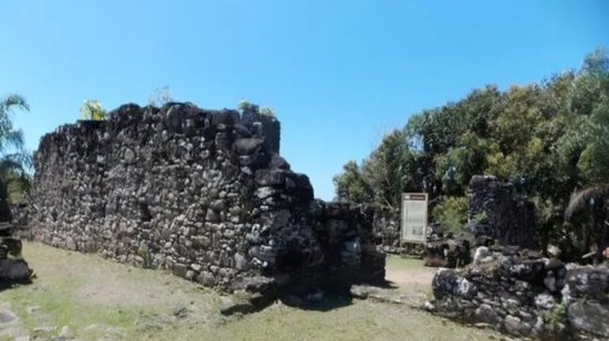 Ruínas do Abarebebê estarão abertas para visitação nos dias 18, 19, 25 e 26 de julho, em Peruíbe - Imagem: Márcio Ribeiro/Diário do Litoral
