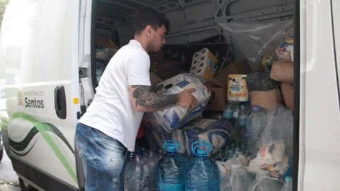 Santistas se mobilizam para ajudar desabrigados vítimas de incêndio e levam doações ao Fundo Social - Imagem: reprodução Prefeitura de Santos
