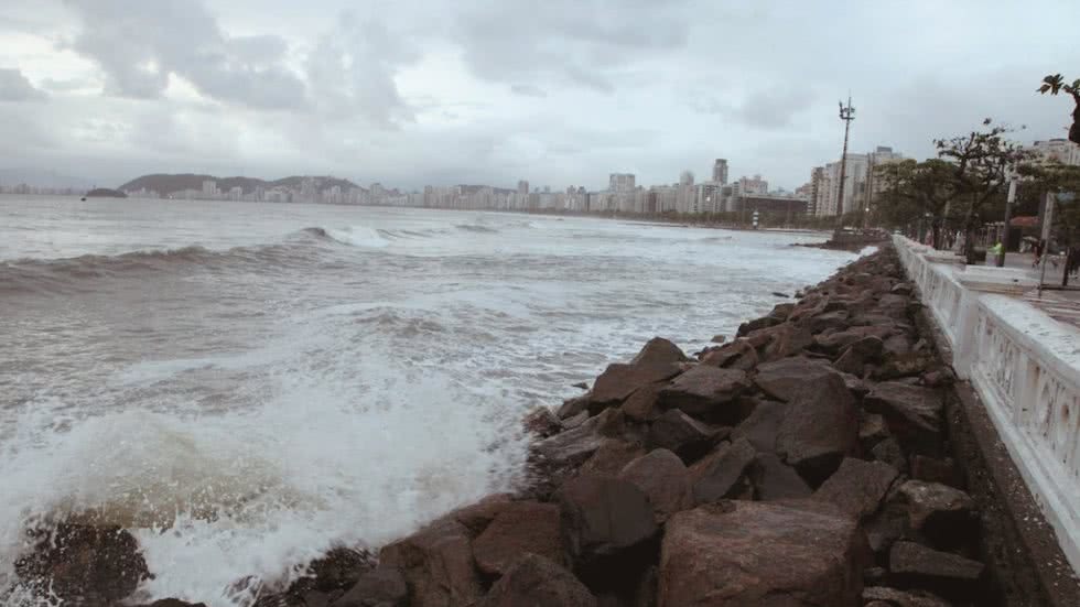 A previsão era de 133,4 mm durante o mês de junho - Imagem: Prefeitura de Santos