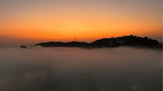 Neblina volta mais forte no Litoral de SP - Imagem: Reprodução/ G1