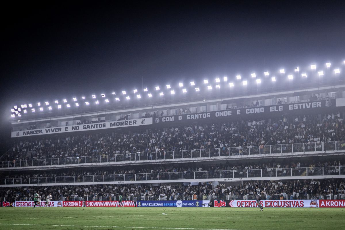 Peixe chegou a sua oitava vitória consecutiva na Vila Belmiro em 2024 - Imagem: Flickr/Santos